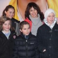 Madeleine Westin med barnen Matilda, William, Oliver och Oscar