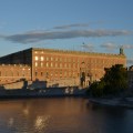 Utsikt Kungliga slottet ifrån Operakällaren