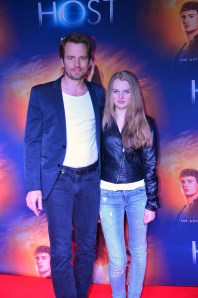 Christopher Wollter med dottern Tilde