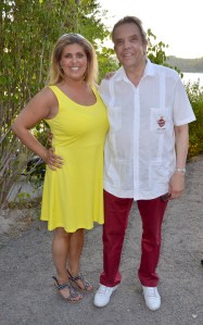 Marina Johansson med sin far