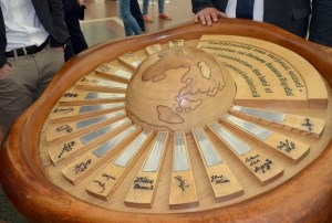 Up in Bayterek tower