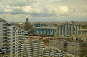 View from Bayterek tower