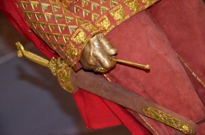 Golden soldier detail