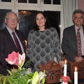 3:e Advent på Villa Solborg. Gen.dir. Jan-Olov Carlsson, Operasångerskan Katarina Karnéus och Greklands ambassadör Dimitrios Touloupas.