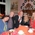 3:e Advent på Villa Solborg. Hovsångerskan Lena Nordin, Dir. Robert Erkers, Gösta, Sybylla Wales och Johanna Winkler-Hermaden, maka till Österrikes ambassadör