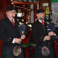 Bagpipers in action