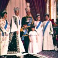 Mohammad Reza Pahlavi ; FARAH DIBA; Reza Pahlavi; Farahnaz Pahlavi; Shams;  Shahnaz ; Ashraf